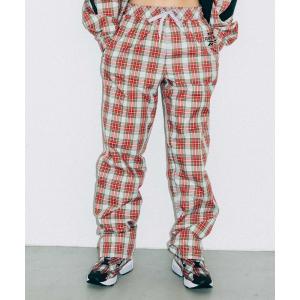 パンツ X-girl × Reebok PLAID PANTS