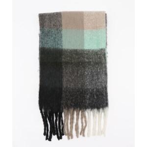 Acne Studios（アクネ ストゥディオズ） チェック柄マフラー - ブルー