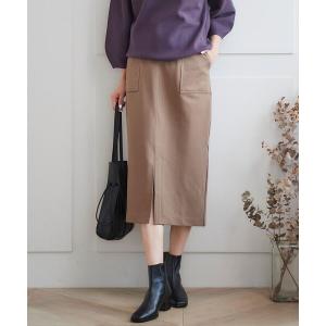 スカート ポンチハイウエストタイトスカート