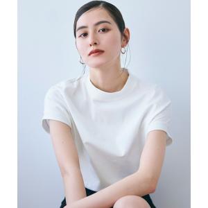 tシャツ ＼新色追加/フレンチスリーブモックネッ...の商品画像