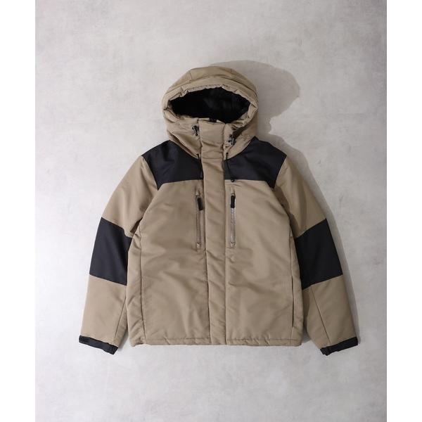 ダウンジャケット ダウン 中綿切替ボリュームフードJKT メンズ レディース