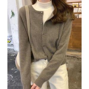 カーディガン ベーシックニットカーディガン レディース