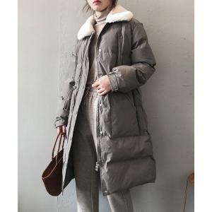 ダウン ダウンジャケット 中綿ロングコート