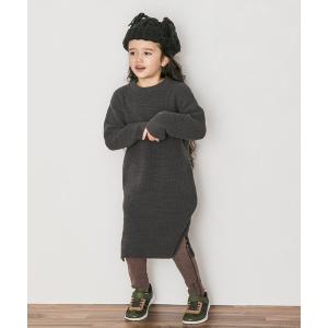 春バーゲン 特別送料無料 アンドリン Andorine キッズ 子供服 ワンピース ニットワンピ トップス ラッフル ワンピース 被り心地最高 Incodde Com
