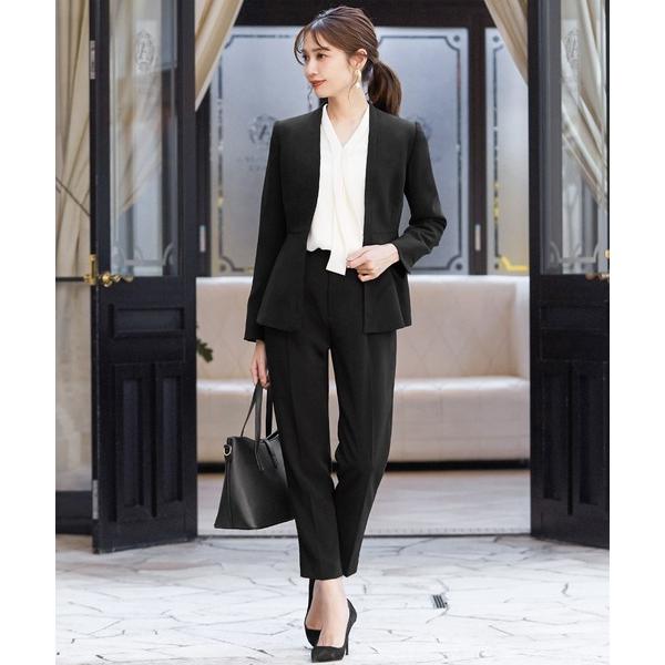 セットアップ フレアジャケット テーパードパンツ セットアップ スーツ フォーマル セレモニー 卒業...