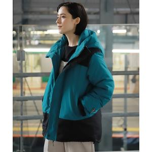 ダウン ダウンジャケット エアコンダウン配色ブルゾン