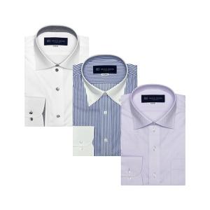 形態安定ノーアイロン長袖ビジネスワイシャツ 3枚セット