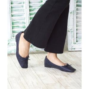 バレエシューズ パンプス トゥステッチバレエシューズ/106