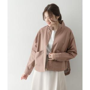 ジャケット ブルゾン シャンブレーZIP UPブルゾン∴