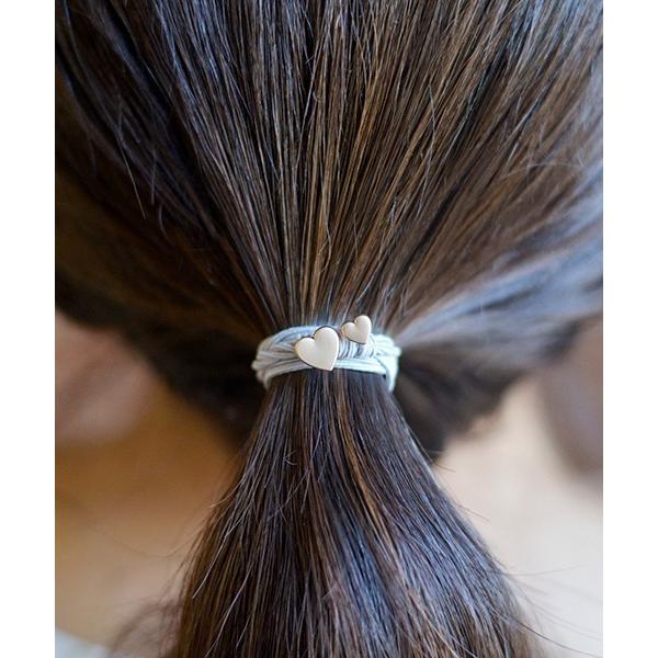 ヘアゴム F＆D : ツインハートヘアゴム