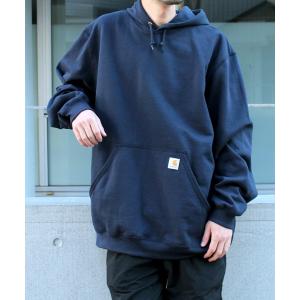 パーカー 「carhartt」カーハート プルオーバーパーカー ブランドロゴ ビッグシルエットパーカー K121 メンズ レディース