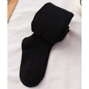 タイツ ストッキング キッズ  ベーシックツイストリブタイツ