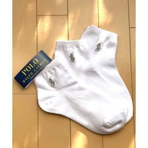 靴下 POLO RALPH LAUREN　クォーター丈FLAT KNITB 3P