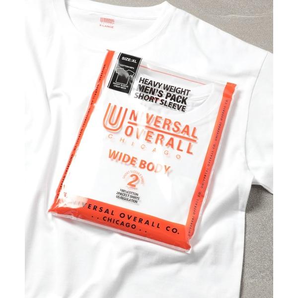 tシャツ 「UNIVERSAL OVERALL」WIDE HEAVY 2PACK TEE ビッグシル...