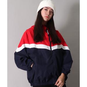 パーカー マウンテンパーカー 【タスラン加工】【ビッグシルエット】レトロ スポーツ ポリエステル フード ZIP/ジップ パーカー ジャケット(BT)