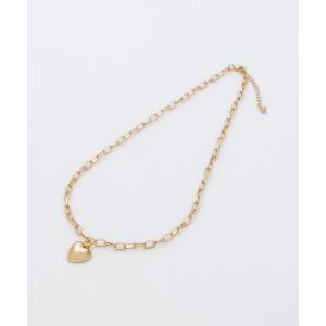 ネックレス レディース heart top chain necklace / ハートトップチェーンネックレス