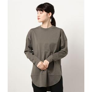 tシャツ Tシャツ クルーネックコットンチュニックTEE
