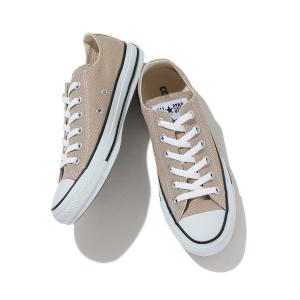 スニーカー 【CONVERSE】キャンバスオールスターカラーズOX：ベージュ
