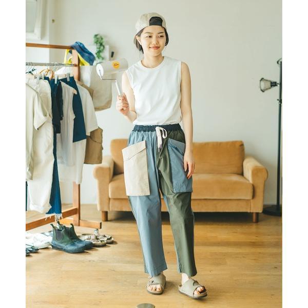 カーゴパンツ ストレッチリップストップモンスターポケットパンツ メンズ レディース