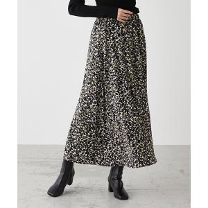スカート LEOPARD PATTERN NARROW SKIRT/レオパードパターンナロースカート レディース