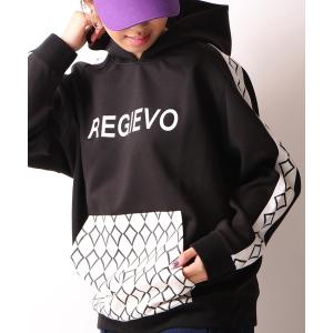 メンズ パーカー 「REGIEVO」ロゴモチーフ プルオーバーパーカー｜zozo