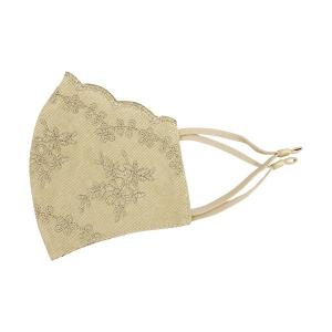 シルクマスク コーデュロイ シルク 刺繍 花柄 飛沫対策 レース コットンマスク 絹マスク 女性 小顔 保湿性 紫外線防止 スカラップ