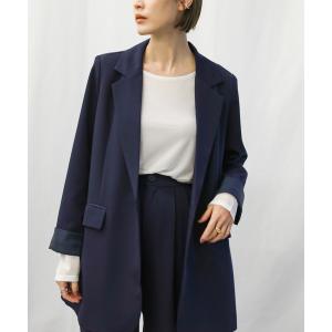 ジャケット テーラードジャケット 「サイズ展開あり」シンプルデザインテーラードジャケット レディース