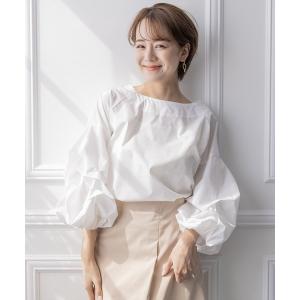 シャツ ブラウス ボリュームスリーブブラウス