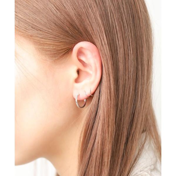 ピアス SILVER925　16ｍｍフープピアス レディース メンズ