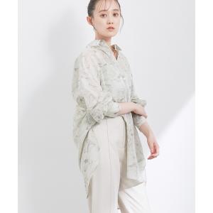 シャツ ブラウス シアービッグシャツ