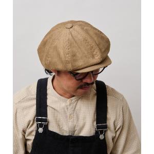 帽子 キャスケット QUARTER GALLERY　コーデュロイキャスケット