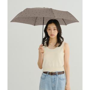 日傘 折りたたみ傘 折り畳み 晴雨兼用 ミルキードット ミニ 雨傘 折りたたみ 晴雨兼用 Wpc. レディース