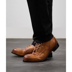 ブーツ メンズ PADRONE パドローネ / CHUKKA BOOTS with SIDE ZIP 「BAGGIO」 サイドジップ付レザーチャッカブ