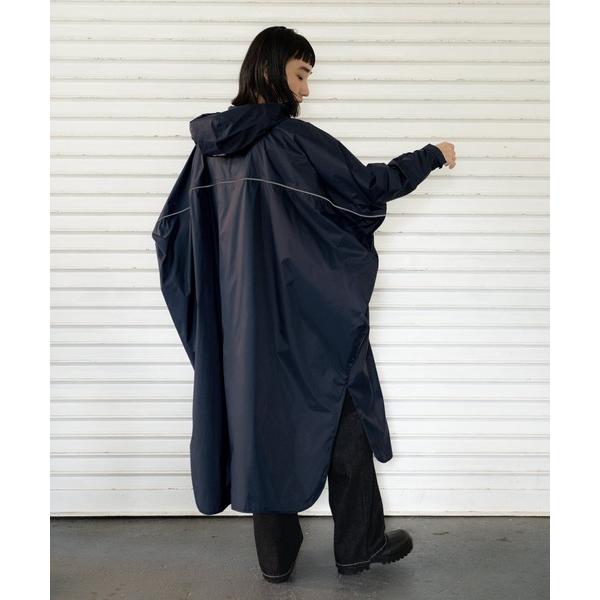 レインコート カッパ レインバイシクルスリーブポンチョ レディース メンズ