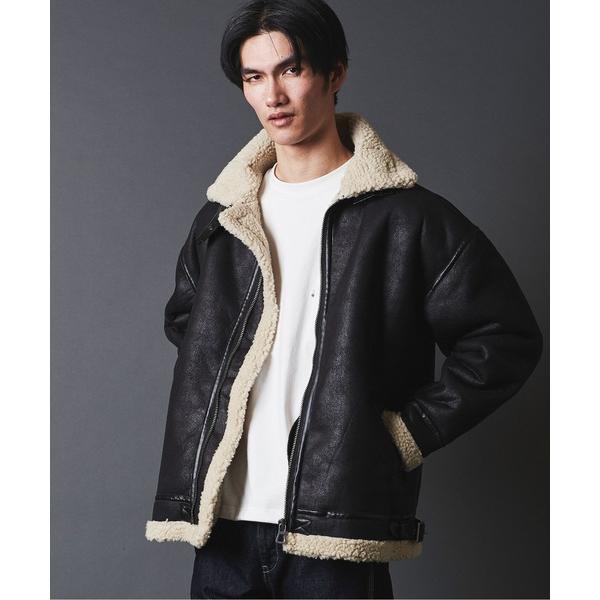 ムートンジャケット ムートンコート The TWENTYSEVEN:FAKE MOUTON B-3 ...