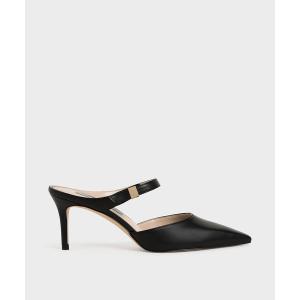 サンダル ツートーン アンクルストラップミュール / Two-Tone Ankle Strap Mules レディース