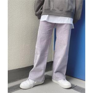 パンツ スラックス WEGO/コーデュロイストレートパンツ