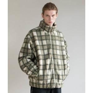 メンズ ジャケット ブルゾン 「AKECII 」Winter Check Fleece Jacket / ウィンターチェック フリースジャケット｜zozo