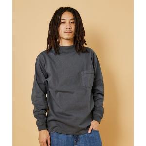 tシャツ 「MADE IN USA」L/S MOCK NECK POCKET T /ロングスリーブモックネックポケットＴ メンズ レディース
