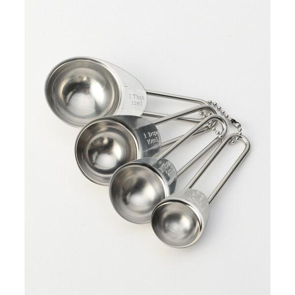 キッチン 4点計量スプーンセット　ワイヤーハンドル