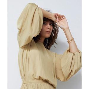 シャツ ブラウス バルーンスリーブブラウス