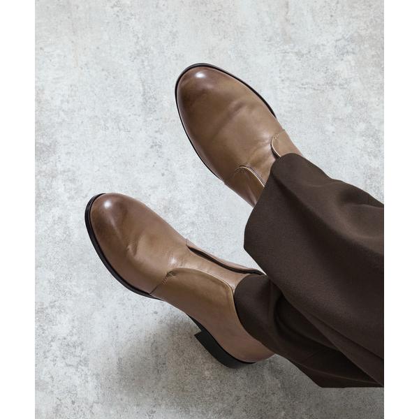 ビジネスシューズ PADRONE パドローネ / INSTEP GORE SHORT BOOTS 「...