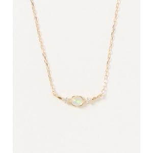 con affetto ネックレス K18ダイヤフラワーネックレス レディース