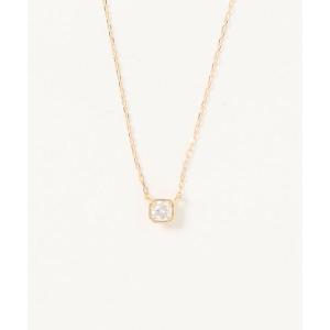 con affetto ネックレス K18ホースシューネックレス レディース