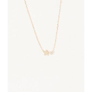 con affetto ネックレス K18ダイヤハートネックレス レディース