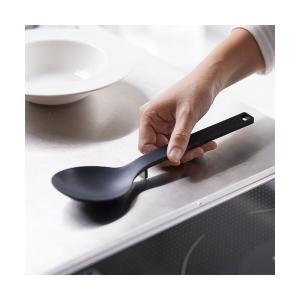 キッチン シリコーン調理スプーン BK 山崎実業 「tower タワー」