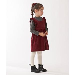ジャンパースカート フリルドッキングジャンパースカート キッズ 子供服 女の子