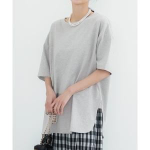 tシャツ サイドスリットビッグTシャツ COTTON from the US レディース