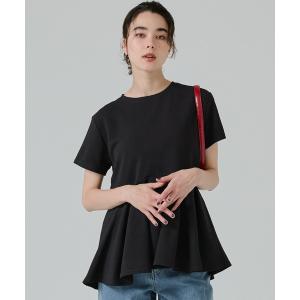 tシャツ エンボス加工裾フリル半袖プルオーバー レディース｜ZOZOTOWN Yahoo!店