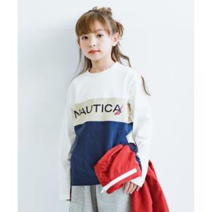 tシャツ Tシャツ 【NAUTICA/ノーティカ】配色切替え長袖Tシャツ